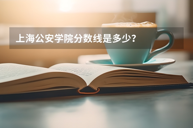 上海公安学院分数线是多少？