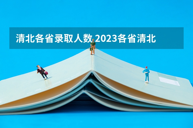 清北各省录取人数 2023各省清北录取人数