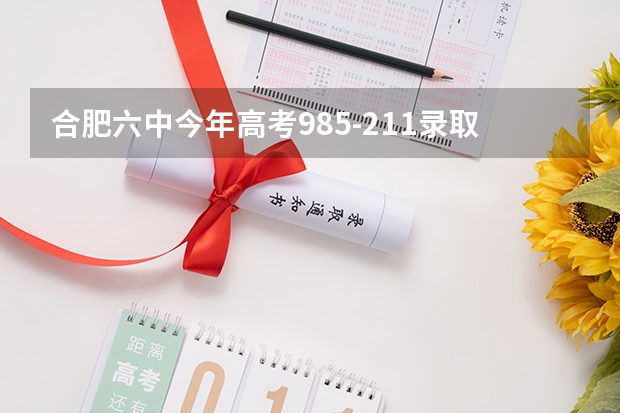 合肥六中今年高考985-211录取多少人?