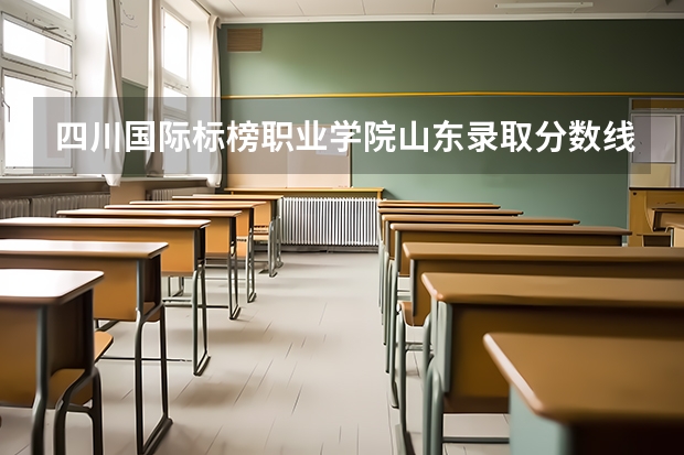 四川国际标榜职业学院山东录取分数线 四川国际标榜职业学院山东招生人数