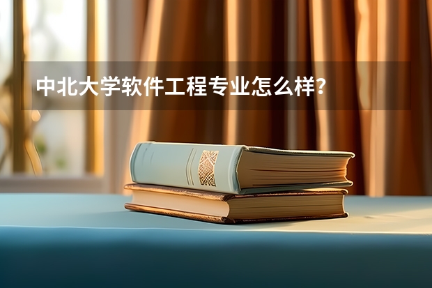 中北大学软件工程专业怎么样？