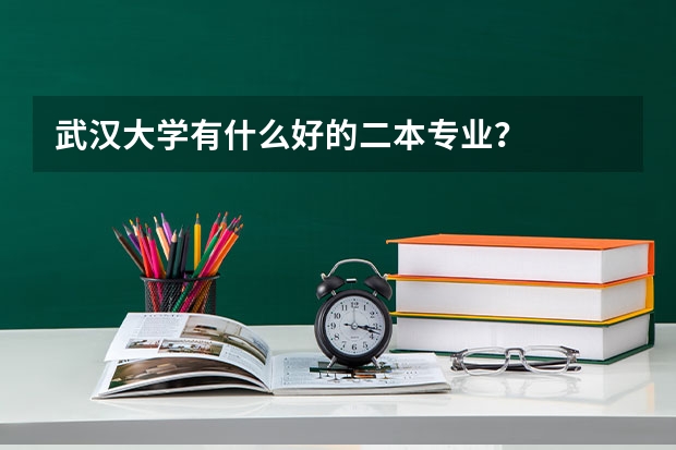 武汉大学有什么好的二本专业？