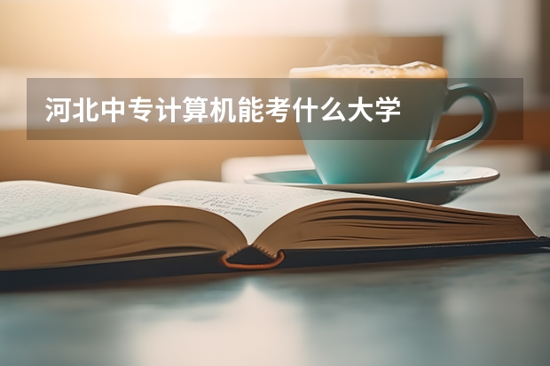 河北中专计算机能考什么大学