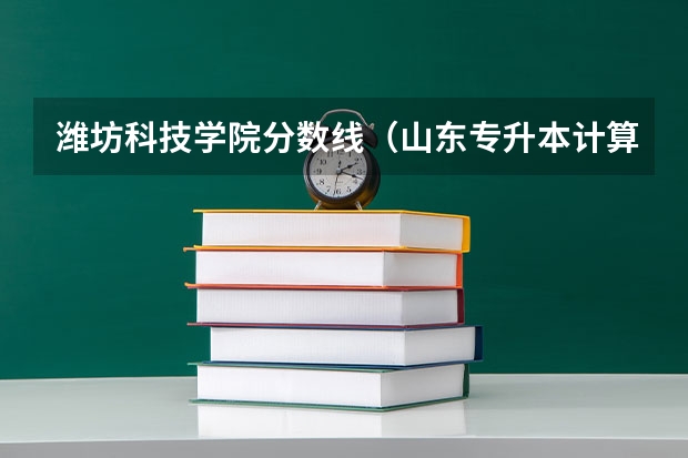 潍坊科技学院分数线（山东专升本计算机历年分数线）