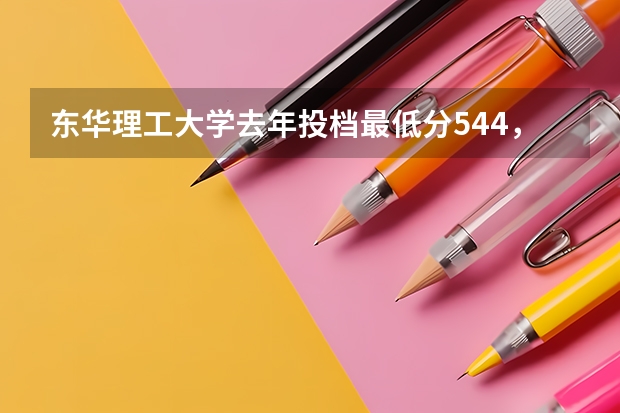 东华理工大学去年投档最低分544，可录取最低分516，为什么？